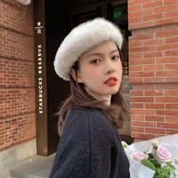 Women's Casual Solid Color Eaveless Beret Hat main image 2