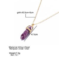 Fashion Geometric Alloy Plating Natural Stone Women's Pendant Necklace main image 4