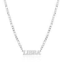 Simple Style Letter Stainless Steel Gold Plated Necklace sku image 10