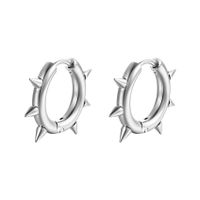 1 Piece Fashion Solid Color Plating Stainless Steel Earrings main image 5