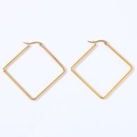 Fashion Star Heart Shape Butterfly Stainless Steel Plating Hollow Out Earrings 1 Pair main image 3