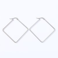 Fashion Star Heart Shape Butterfly Stainless Steel Plating Hollow Out Earrings 1 Pair sku image 5