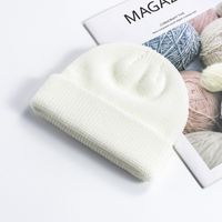 Unisex Simple Style Solid Color Crimping Wool Cap sku image 1