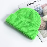 Unisex Simple Style Solid Color Crimping Wool Cap sku image 4