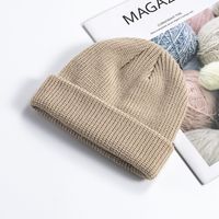 Unisex Simple Style Solid Color Crimping Wool Cap sku image 11