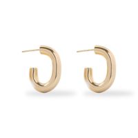 1 Pair Fashion Geometric Plating Stainless Steel Earrings sku image 16