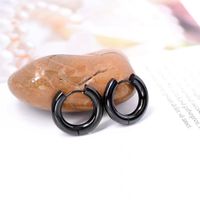 Fashion Round Stainless Steel Plating Earrings 1 Pair sku image 12