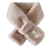 Women's Simple Style Solid Color Imitation Fur Polyester Winter Scarves main image 5