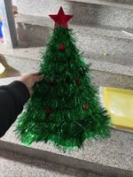 Christmas Fashion Christmas Tree Pet Nonwoven Party Christmas Hat 1 Piece sku image 9