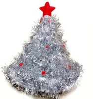 عيد الميلاد موضة شجرة عيد الميلاد حيوان أليف محبوكة حزب، حفلة قبعة عيد الميلاد 1 قطعة sku image 10