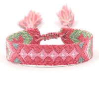 1 Piece Ethnic Style Stripe Plaid Polyester Embroidery Tassel Unisex Bracelets sku image 63