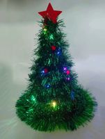عيد الميلاد موضة شجرة عيد الميلاد حيوان أليف محبوكة حزب، حفلة قبعة عيد الميلاد 1 قطعة sku image 15