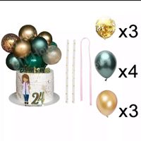 Geburtstag Bunt Emulsion Metall Gruppe Luftballons 1 Satz sku image 6