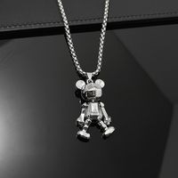 Hip-hop Cartoon Character Titanium Steel Plating Pendant Necklace 1 Piece main image 1