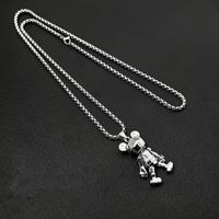 Hip-hop Cartoon Character Titanium Steel Plating Pendant Necklace 1 Piece main image 2