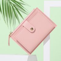 Women's Solid Color Pu Leather Flip Cover Wallets main image 3
