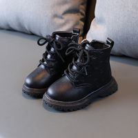 Kid's Casual Solid Color Round Toe Martin Boots main image 3