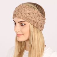 Fashion Solid Color Twist Knit Hair Band 1 Piece sku image 9