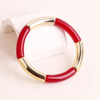 Fashion Round Arylic Women's Bangle 1 Piece sku image 3