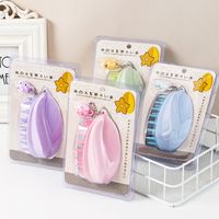 Casual Solid Color Plastic Shampoo Brush 1 Piece main image 4