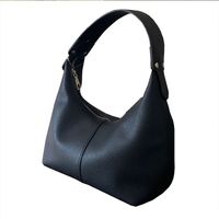 Bolso Pequeño Para Mujer 2022 Nuevo Bolso De Hombro Portátil Para Otoño E Invierno Bolso De Hombro De Estilo Coreano Con Contraste De Color Minimalista De Cuero Suave De Pu Bolsa De Axilas main image 4