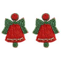 1 Pair Cartoon Style Streetwear Christmas Hat Christmas Tree Plastic Drop Earrings sku image 8