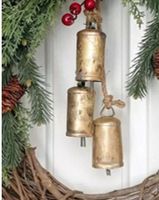 Creative Fashion Shabby Metal Bell Home Decoration Pendant main image 3