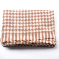 New Autumn And Winter New Houndstooth Plaid Artificial Cashmere Scarf Women's Thickened Warm Air Conditioning Neck Shawl Wholesale sku image 4