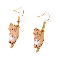 Cute Cat Alloy Women's Drop Earrings 1 Pair main image 4