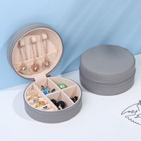 Simple Style Solid Color Pvc Jewelry Boxes sku image 9