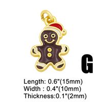 1 Piece Copper Christmas Tree Santa Claus Christmas Socks Cute Christmas main image 9