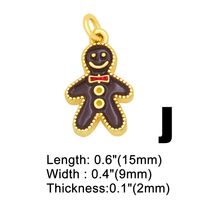 1 Piece Copper Christmas Tree Santa Claus Christmas Socks Cute Christmas sku image 9