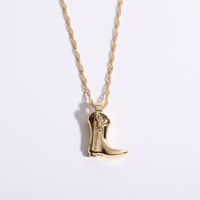 Copper Simple Style Plating Solid Color Pendant Necklace main image 2