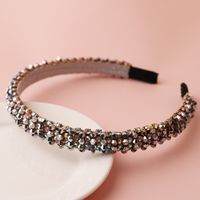 Elegant Plaid Rhinestone Hair Band 1 Piece sku image 6