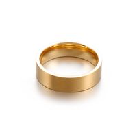 Simple Style Solid Color Stainless Steel Plating Rings 1 Piece main image 9