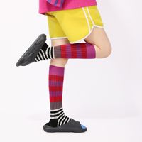 Women's Fashion Stripe Cotton Jacquard Crew Socks 1 Set main image 3
