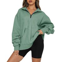 Women's Hoodie Long Sleeve Hoodies & Sweatshirts Pocket Fashion Solid Color main image 5