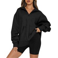 Women's Hoodie Long Sleeve Hoodies & Sweatshirts Pocket Fashion Solid Color main image 4