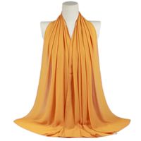 Women's Simple Style Solid Color Chiffon Scarf main image 4