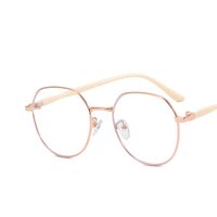 Fashion Solid Color Ac Round Frame Full Frame Optical Glasses main image 2