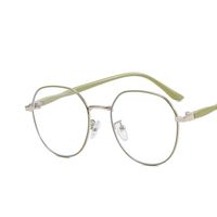 Fashion Solid Color Ac Round Frame Full Frame Optical Glasses main image 6
