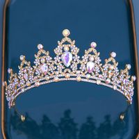 Lady Crown Alloy Diamond Crown sku image 14