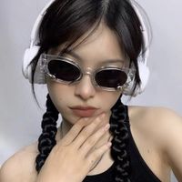 Fashion Solid Color Ac Round Frame Full Frame Women's Sunglasses main image 6