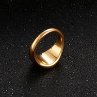 Basic Solid Color Stainless Steel Polishing Rings 1 Piece main image 7