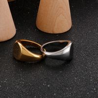 Basic Solid Color Stainless Steel Polishing Rings 1 Piece main image 6