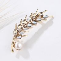 Fashion Flamingo Butterfly Shell Alloy Inlay Artificial Diamond Women's Brooches sku image 23