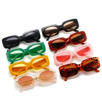 Fashion Sweet Pc Square Candy Color Full Frame Women's Sunglasses main image 4