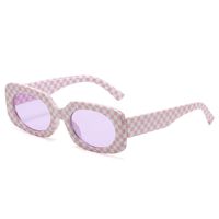 Fashion Sweet Pc Square Candy Color Full Frame Women's Sunglasses sku image 3