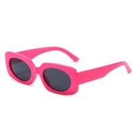 Fashion Sweet Pc Square Candy Color Full Frame Women's Sunglasses sku image 4