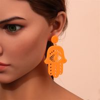 Fashion Cross Arylic Polishing Women's Ear Studs 1 Pair sku image 33